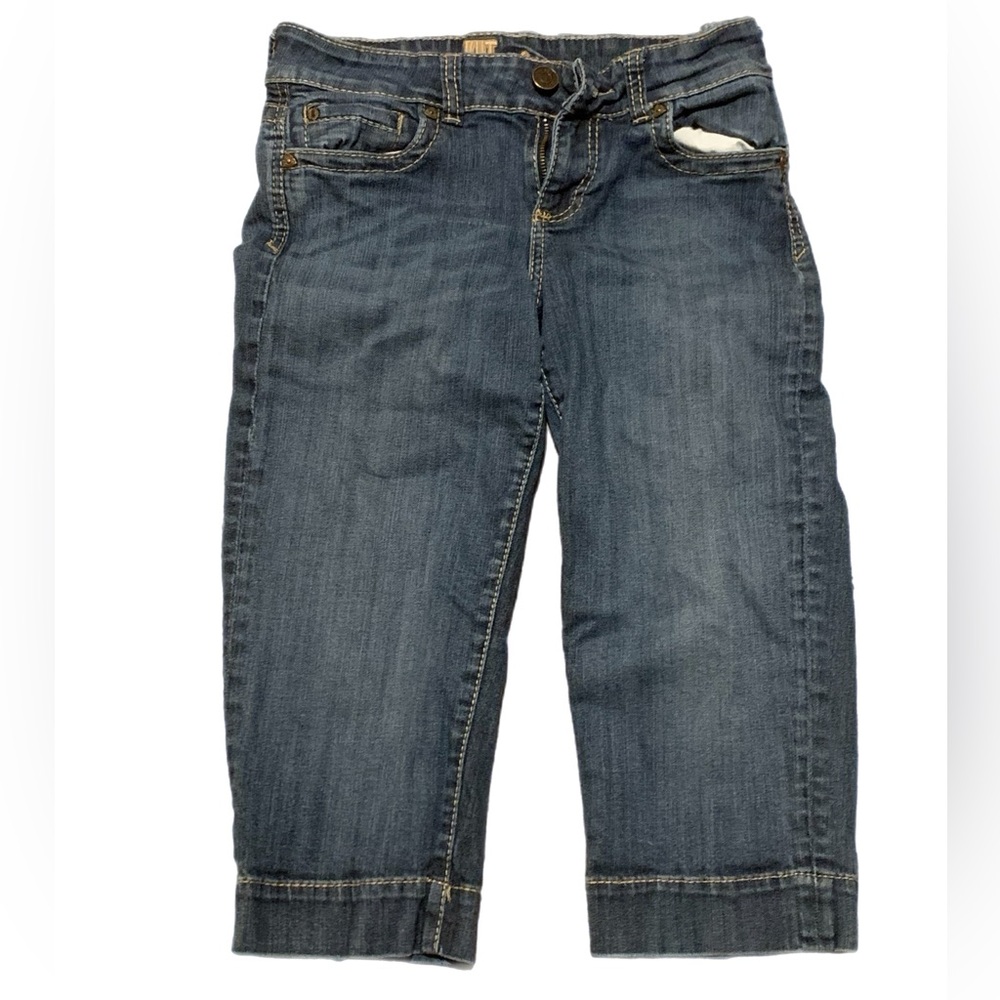 EUC KUT Blue Jean Capris Size 8